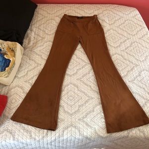 Faux suede bell bottoms!!